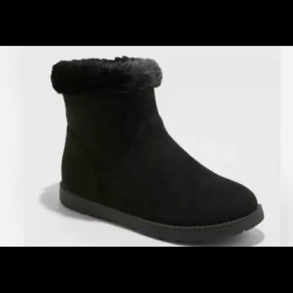 💥Cat & Jack Girls Georgeina faux suede Boots Sizes : Various - Picture 7 of 14